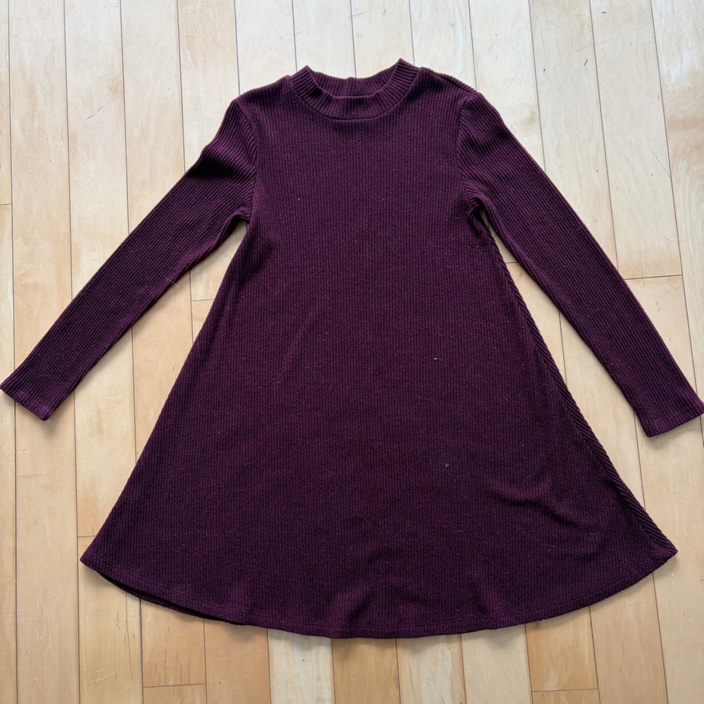 Old Navy Purple Knit Sweater Dress